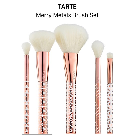 ❄️ TARTE Merry Metals Brush Set ❄️ BRAND NEW - Picture 2 of 7